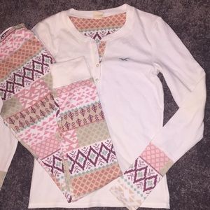 Hollister pajama set